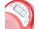 5kg/1g Электронные кухонные весы Закаленное стекло Pan Масштаб часы обратного отсчета с функцией будильника Красный