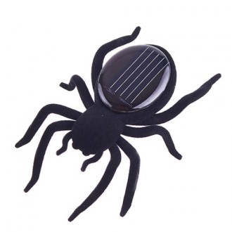 Черный мини-паук для развлечения